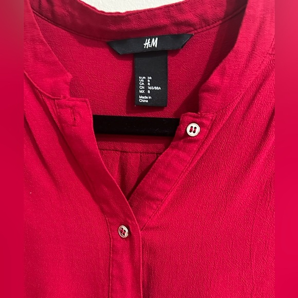 H&M Women's Red Blouse - Picture 3 of 7